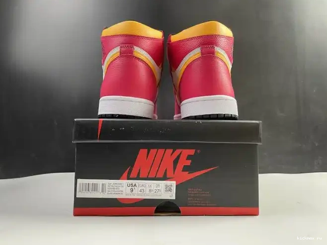 Rep Kickmax Fusion Air Jordan 555088-603 Red High OGLight 1 0327